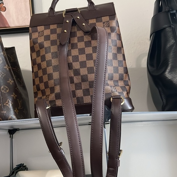 Louis Vuitton Ebene Soho Backpack & LV Dust bag - Picture 5 of 16